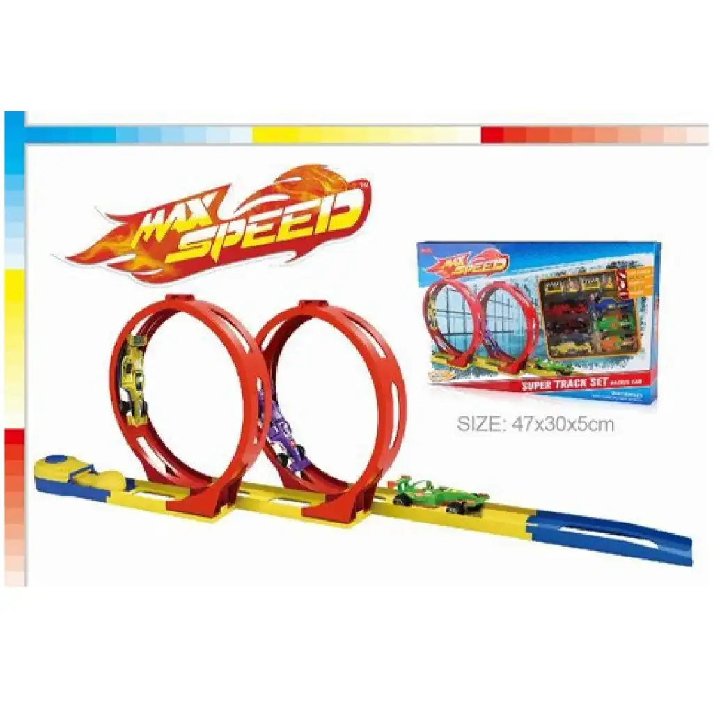 Max Speed състезателна писта с двойна примка изображение 1