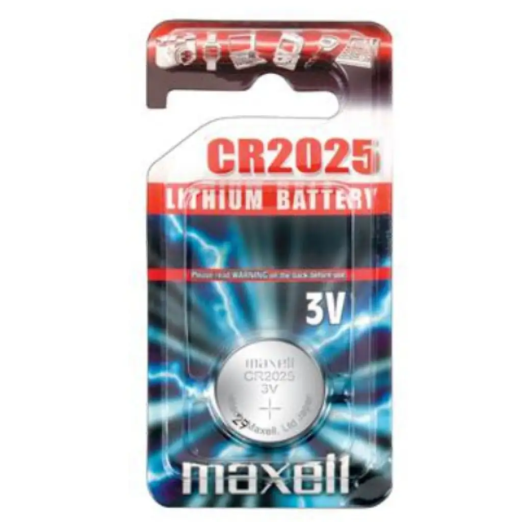 Maxell: Алкална литиева батерия CR2025 1бр. в блистерна опаковка изображение 1