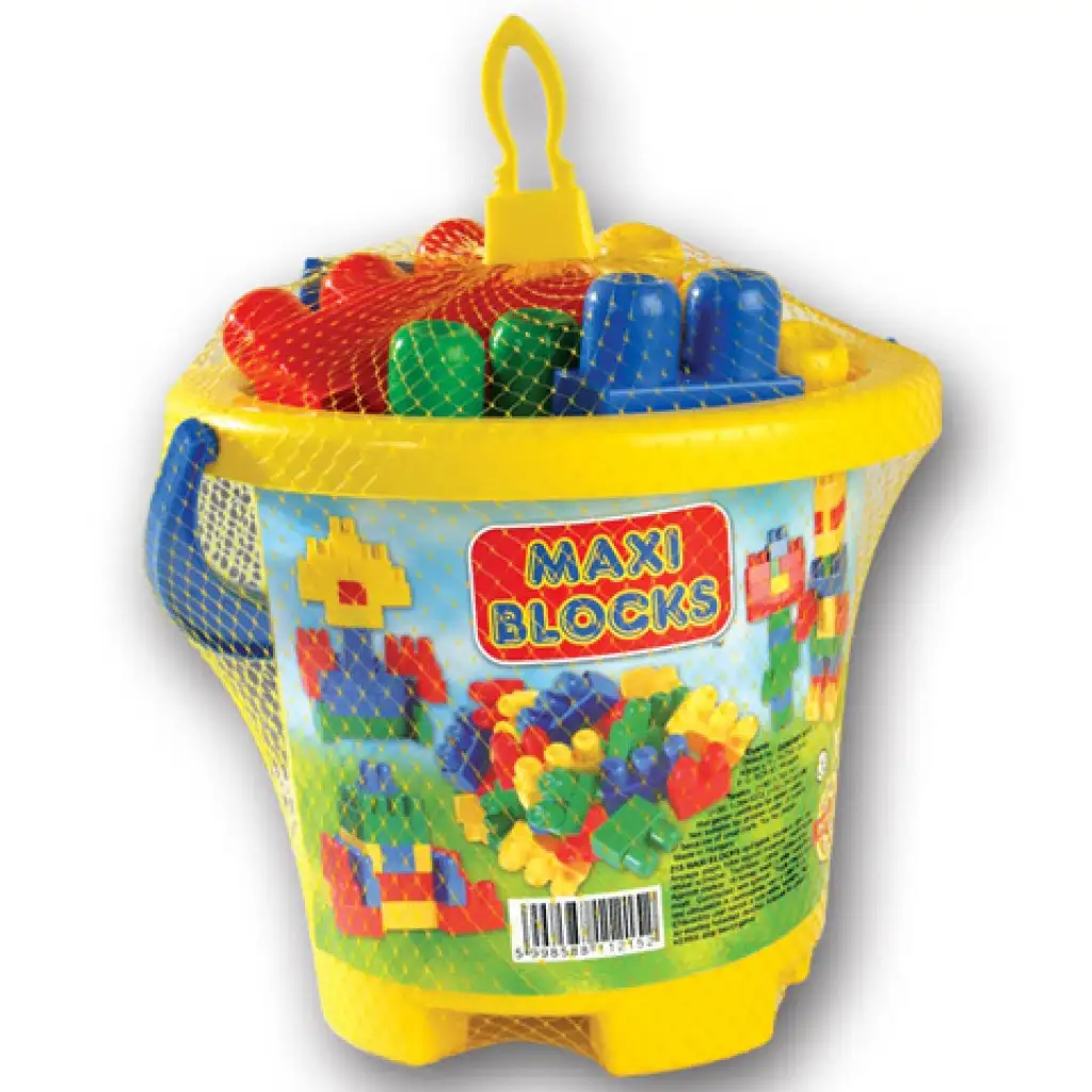 Maxi Blocks кофа 24 бр. строителни блокчета - D-Toys изображение 1