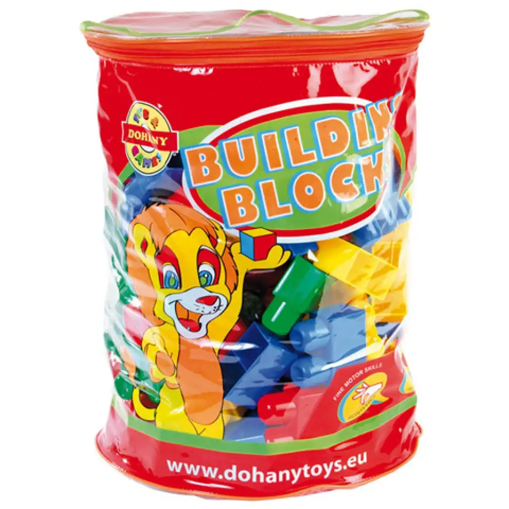 Maxi Blocks строителни блокчета 112 бр. в чанта - D-Toys изображение 1