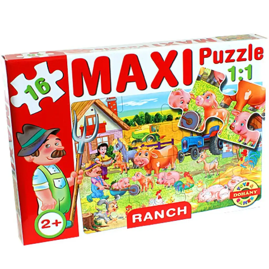 Maxi пъзел с домашни животни - D-Toys изображение 1