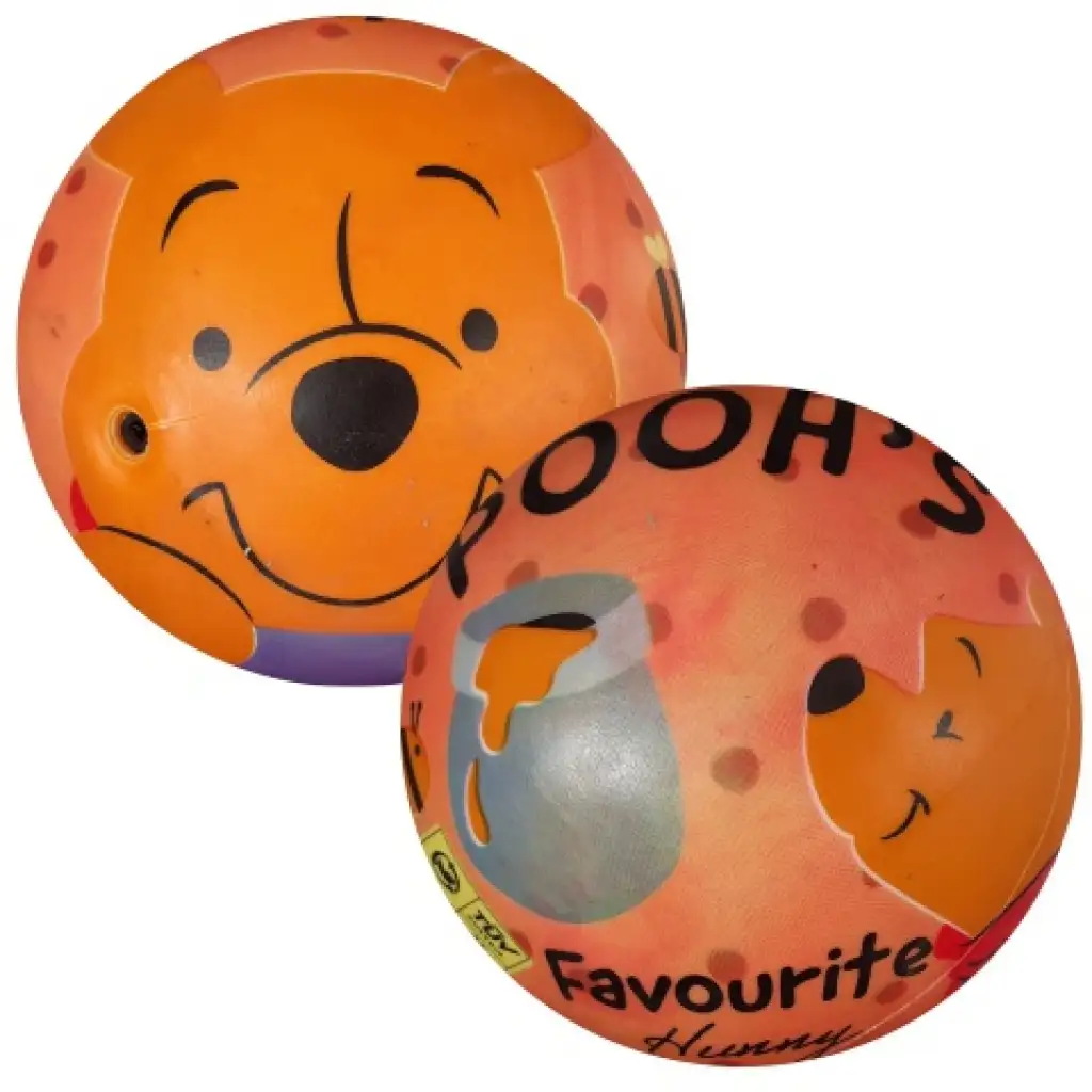 Мечо Пух BioBall гумена топка 14см - Mondo Toys изображение 1