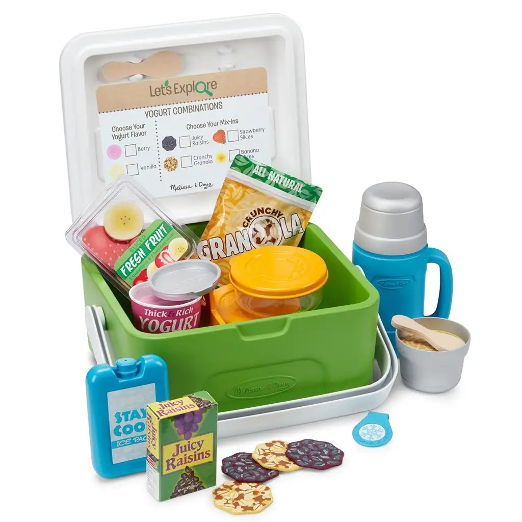 Melissa & Doug: Чанта с храна и аксесоари за игра изображение 2