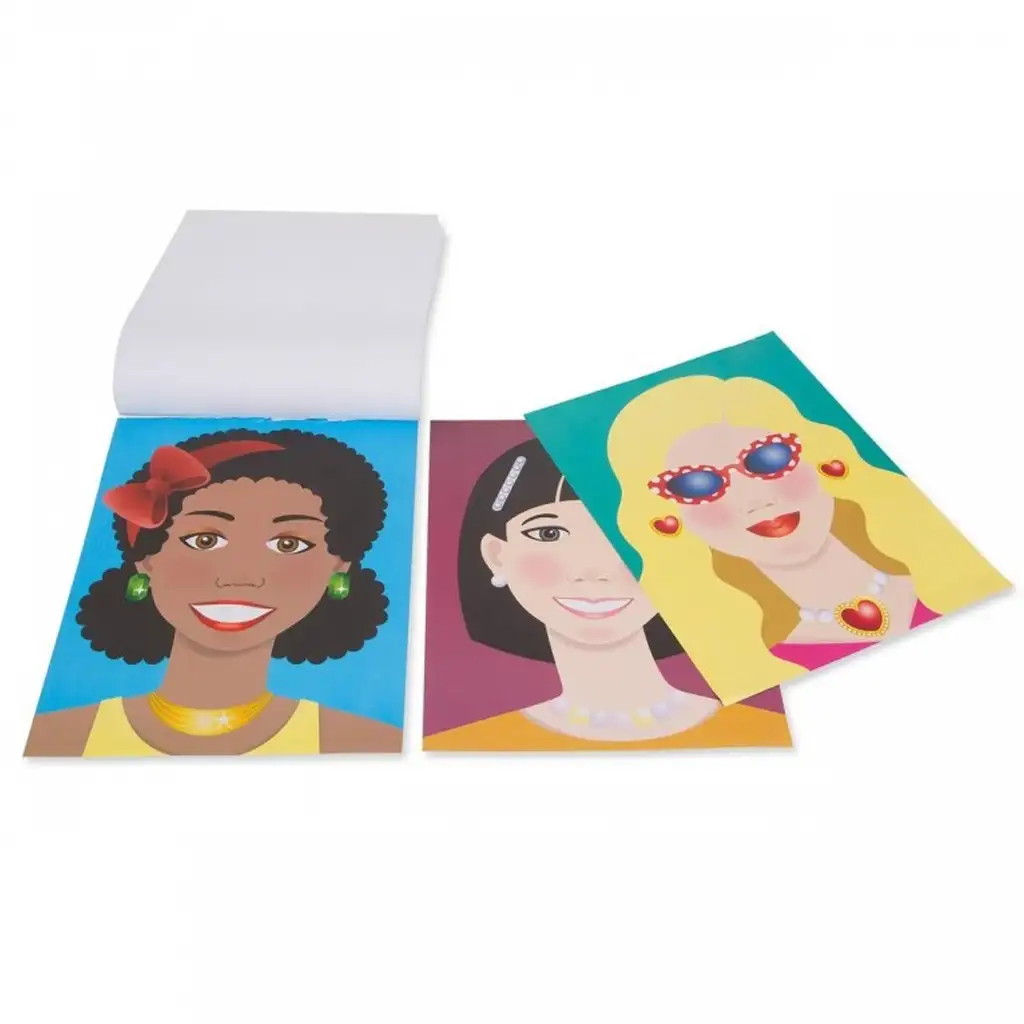 Melissa & Doug: Направи лице стикерна креативна комплектация изображение 2