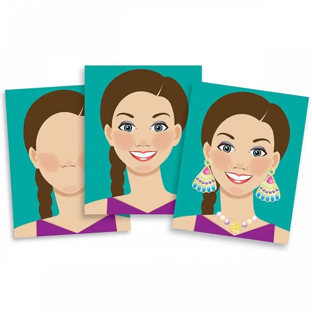 Melissa & Doug: Направи лице стикерна креативна комплектация изображение 4