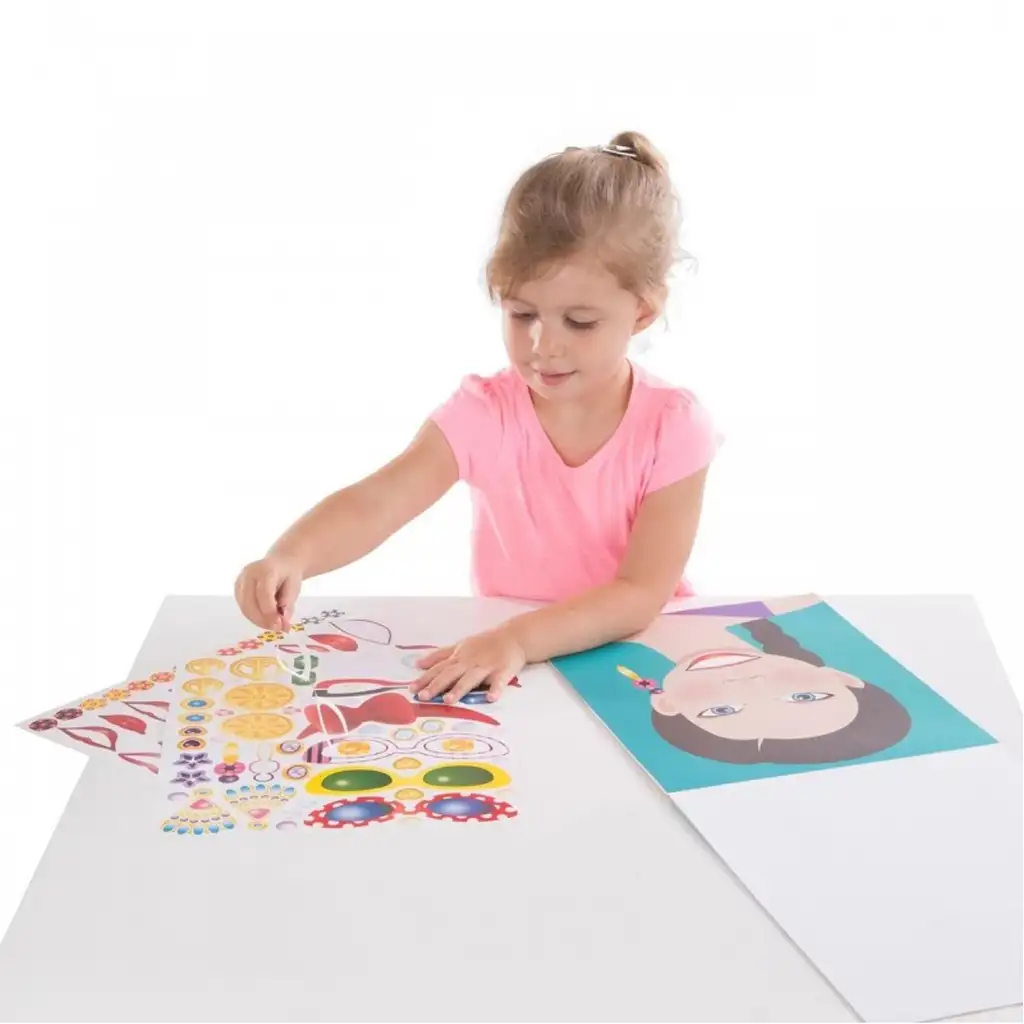 Melissa & Doug: Направи лице стикерна креативна комплектация изображение 5