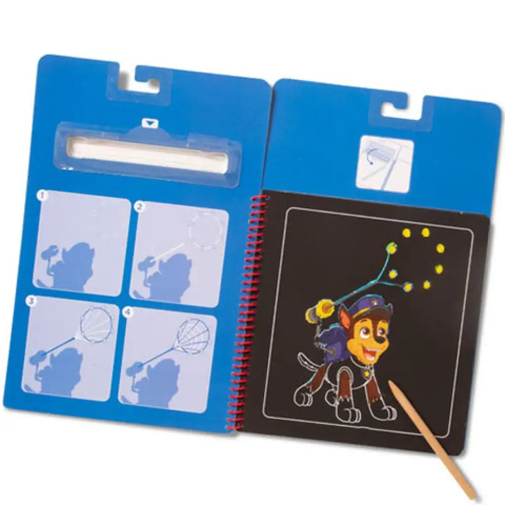 Melissa & Doug: Патрул на лапите Чейс картина за драскане креативна игра изображение 2