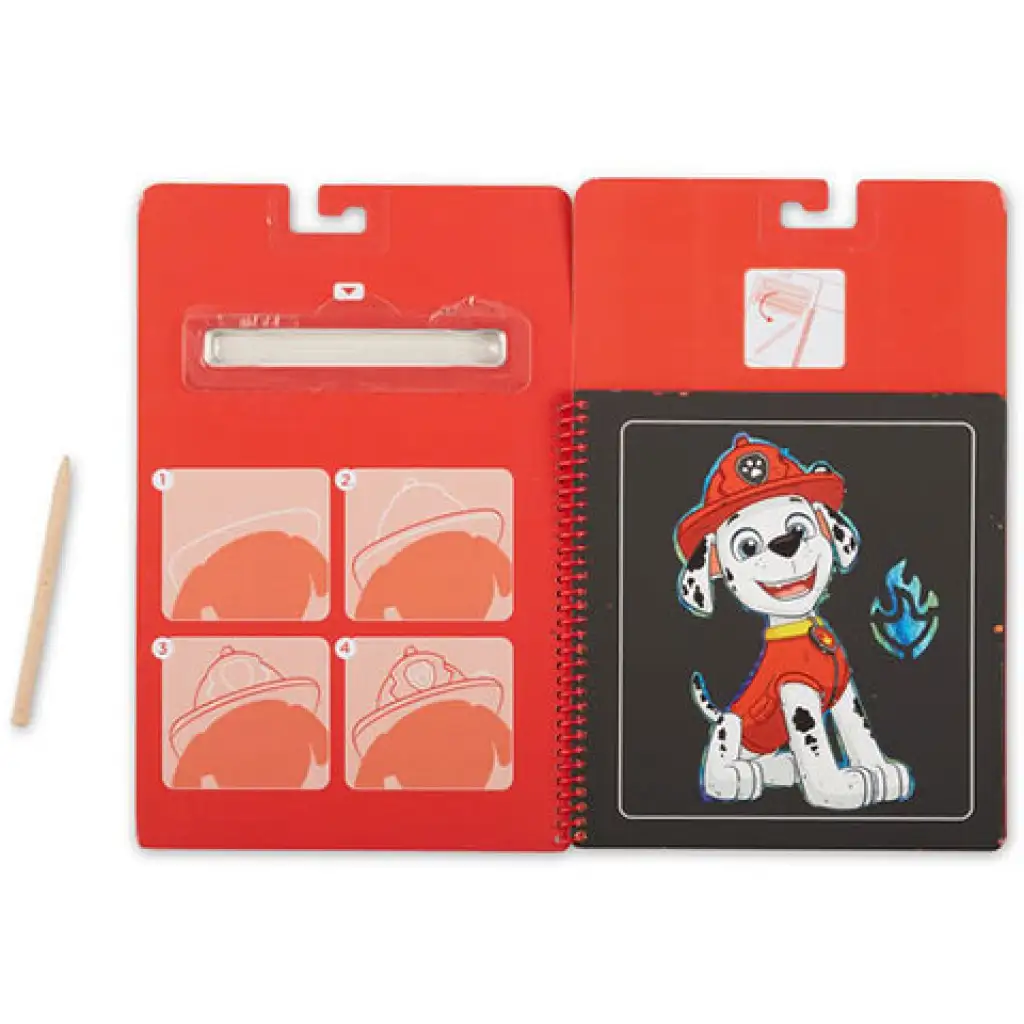 Melissa & Doug: Патрул на лапите Маршал картина-скреч креативна игра изображение 2