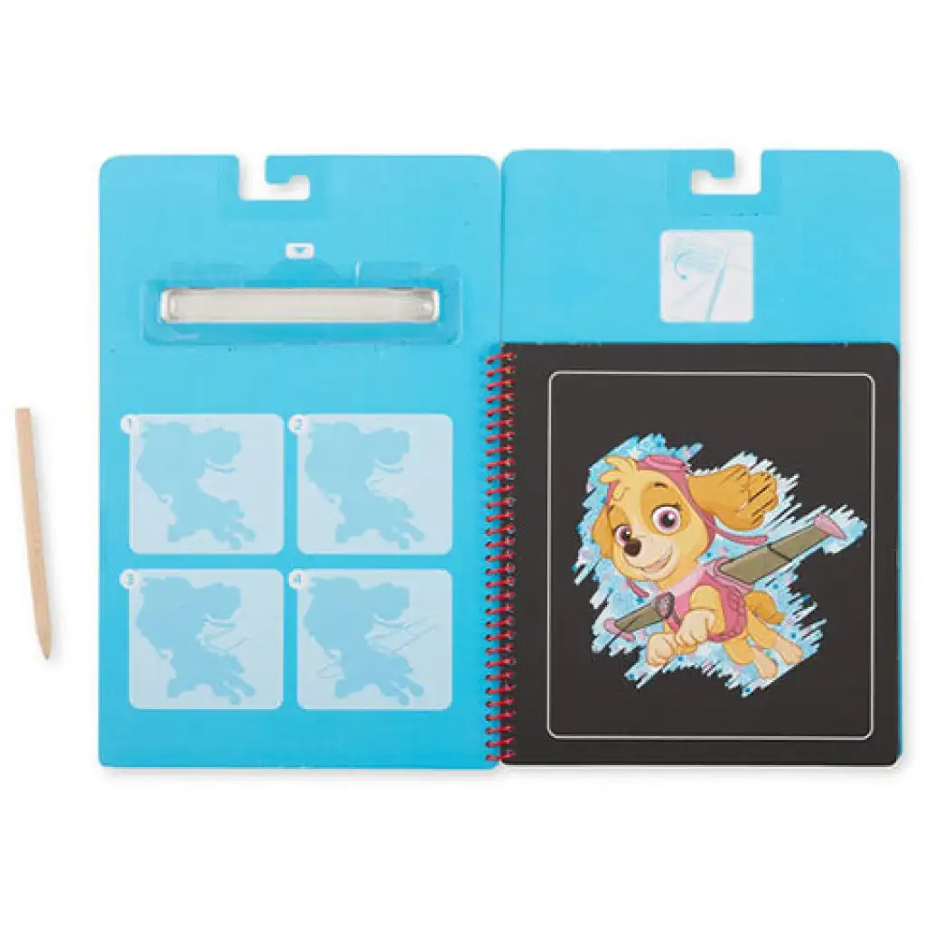 Melissa & Doug: Патрул на лапите Скай картина с драскане креативна игра изображение 2
