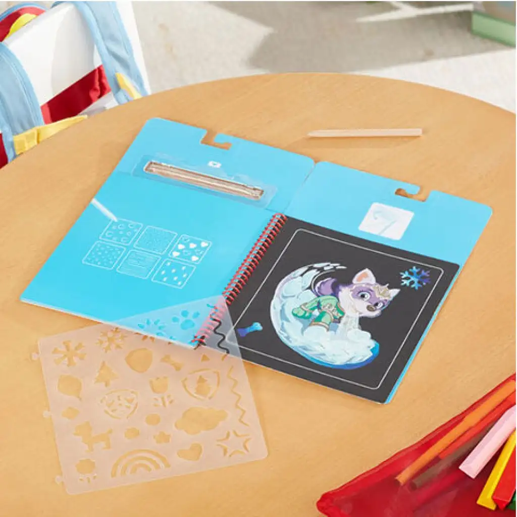 Melissa & Doug: Патрул на лапите Скай картина с драскане креативна игра изображение 3