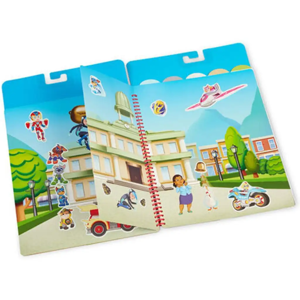 Melissa & Doug: Патрул на пауните Календарен албум с повторно използваеми стикери изображение 2