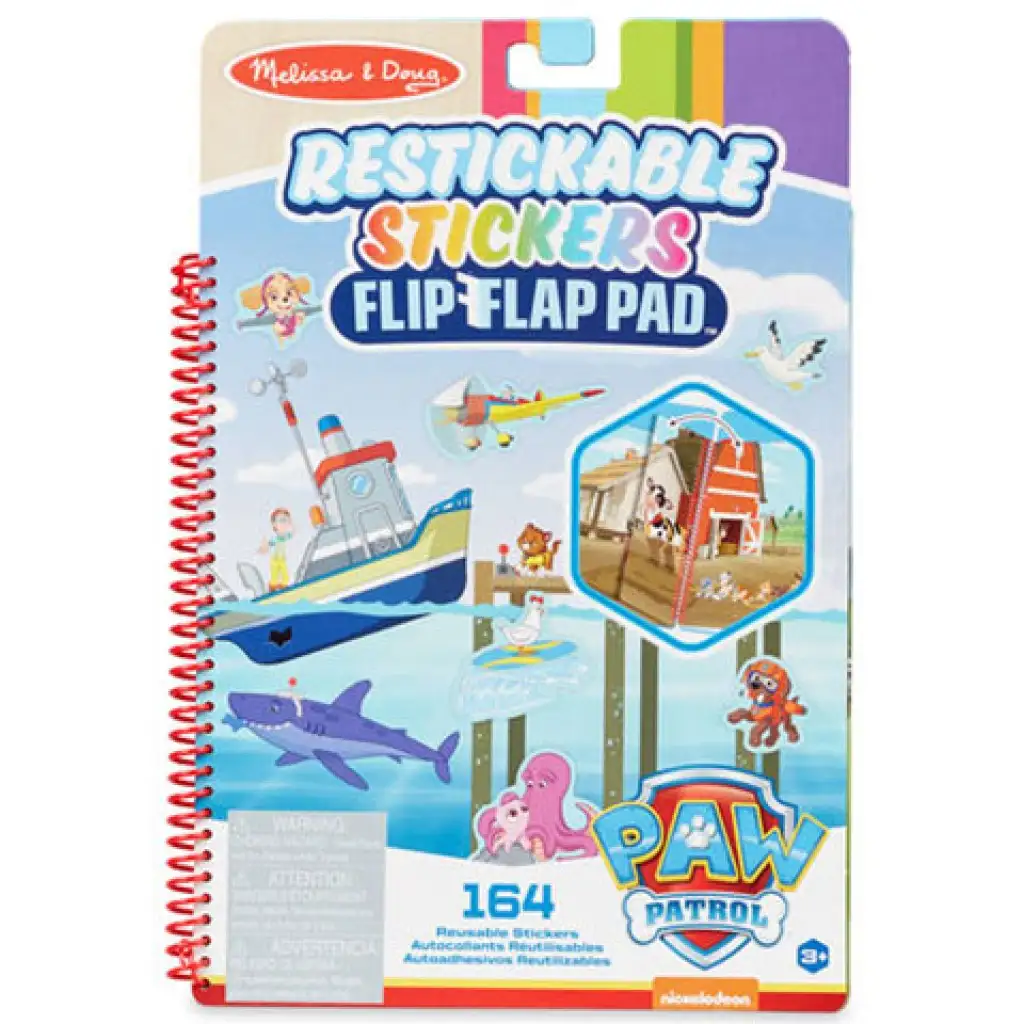 Melissa & Doug: Патрул на пауните Календарен албум с повторно използваеми стикери изображение 1