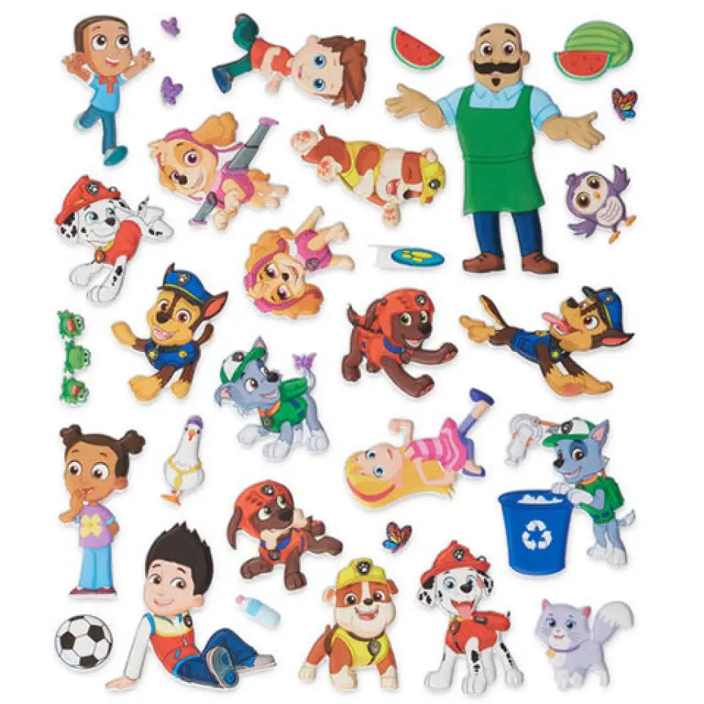 Melissa & Doug: Пухкави стикери от Пес Патрул изображение 3