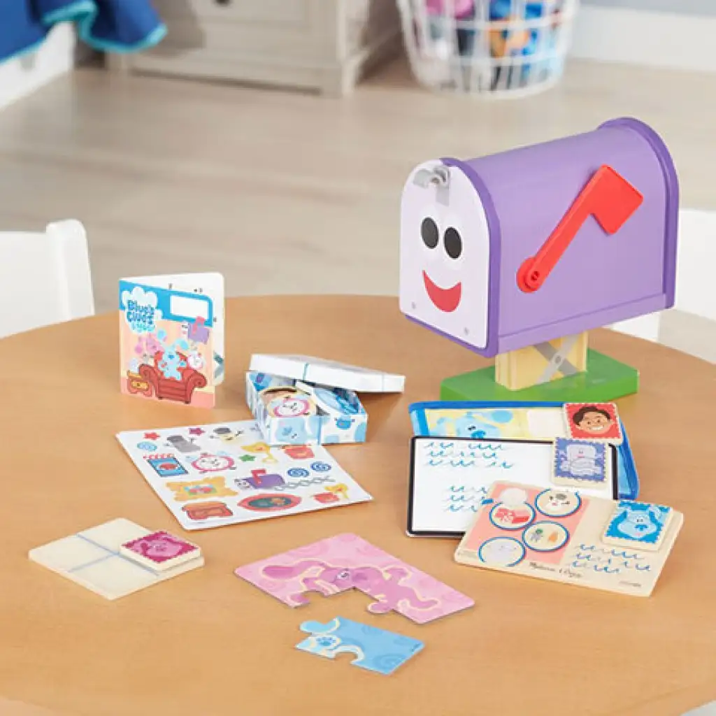 Melissa & Doug: Синя пощенска кутия за развиване на умения изображение 3