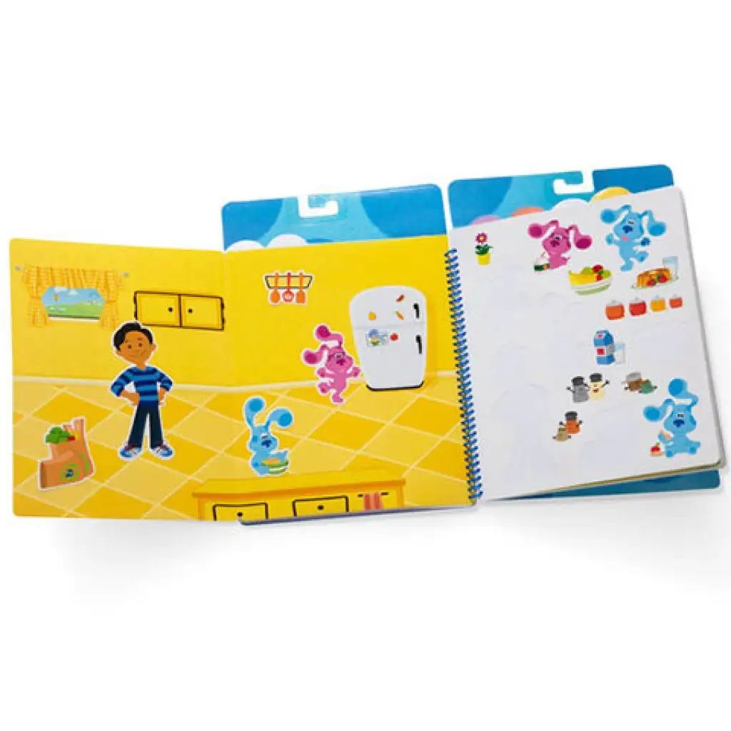 Melissa & Doug: Синьо многоразово стикерно тефтерче изображение 2