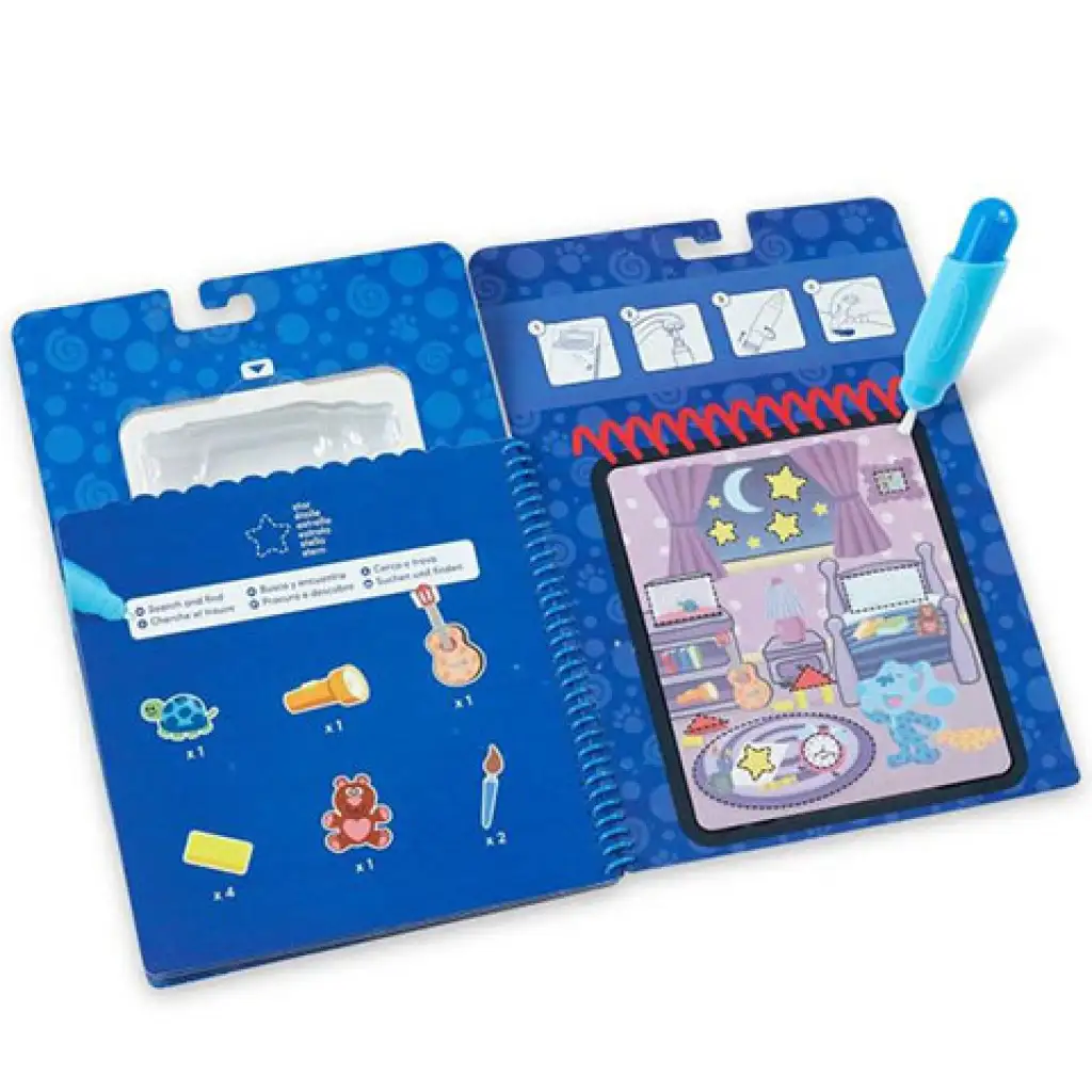 Melissa & Doug: Синьо рисуване с форми с вода креативна игра изображение 3