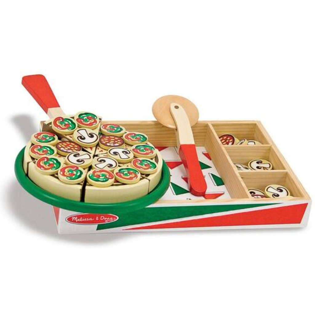 Melissa&Doug: Дървен комплект за пица парти - Spin Master изображение 2