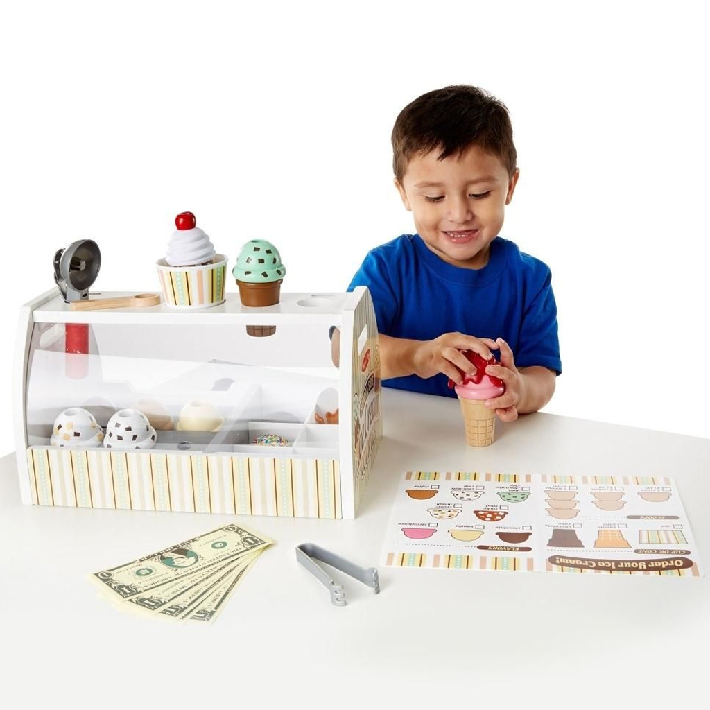 Melissa&Doug: Дървен сладоледена играчка - Spin Master изображение 3