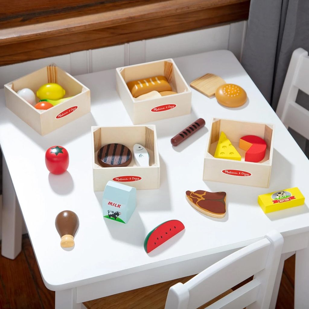 Melissa&Doug: Хранителни продукти в дървени кутии - Spin Master изображение 5