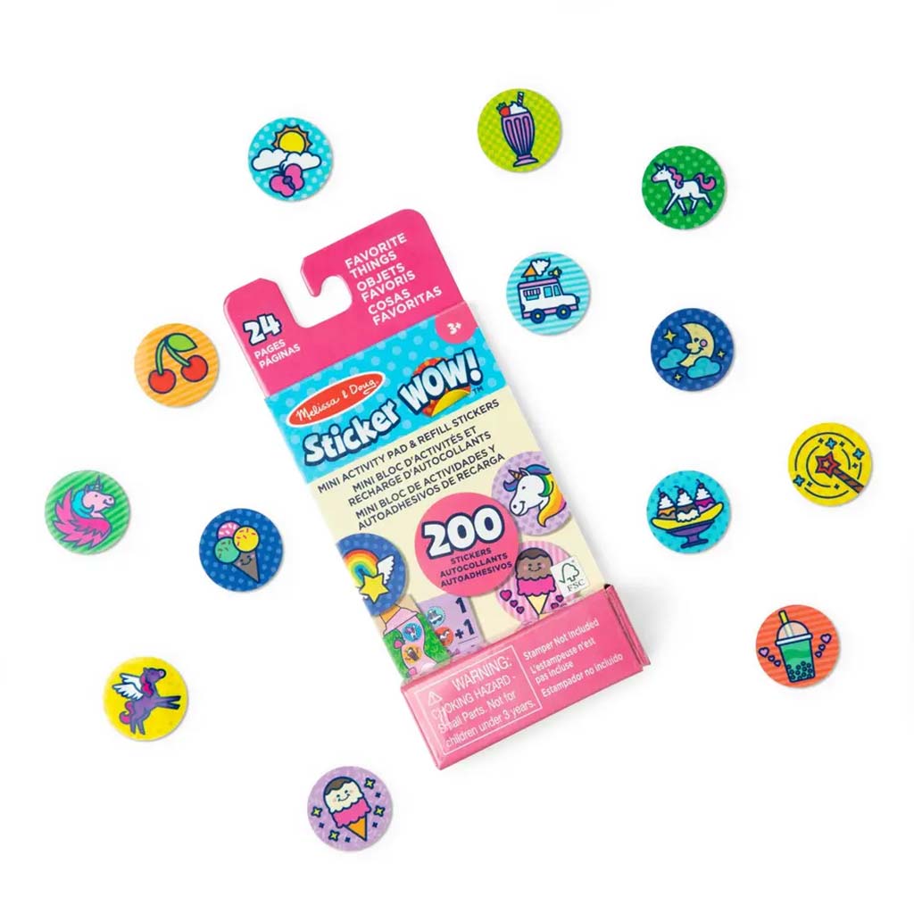 Melissa&Doug: Mini Sticker Wow! - Любими предмети - Spin Master изображение 2