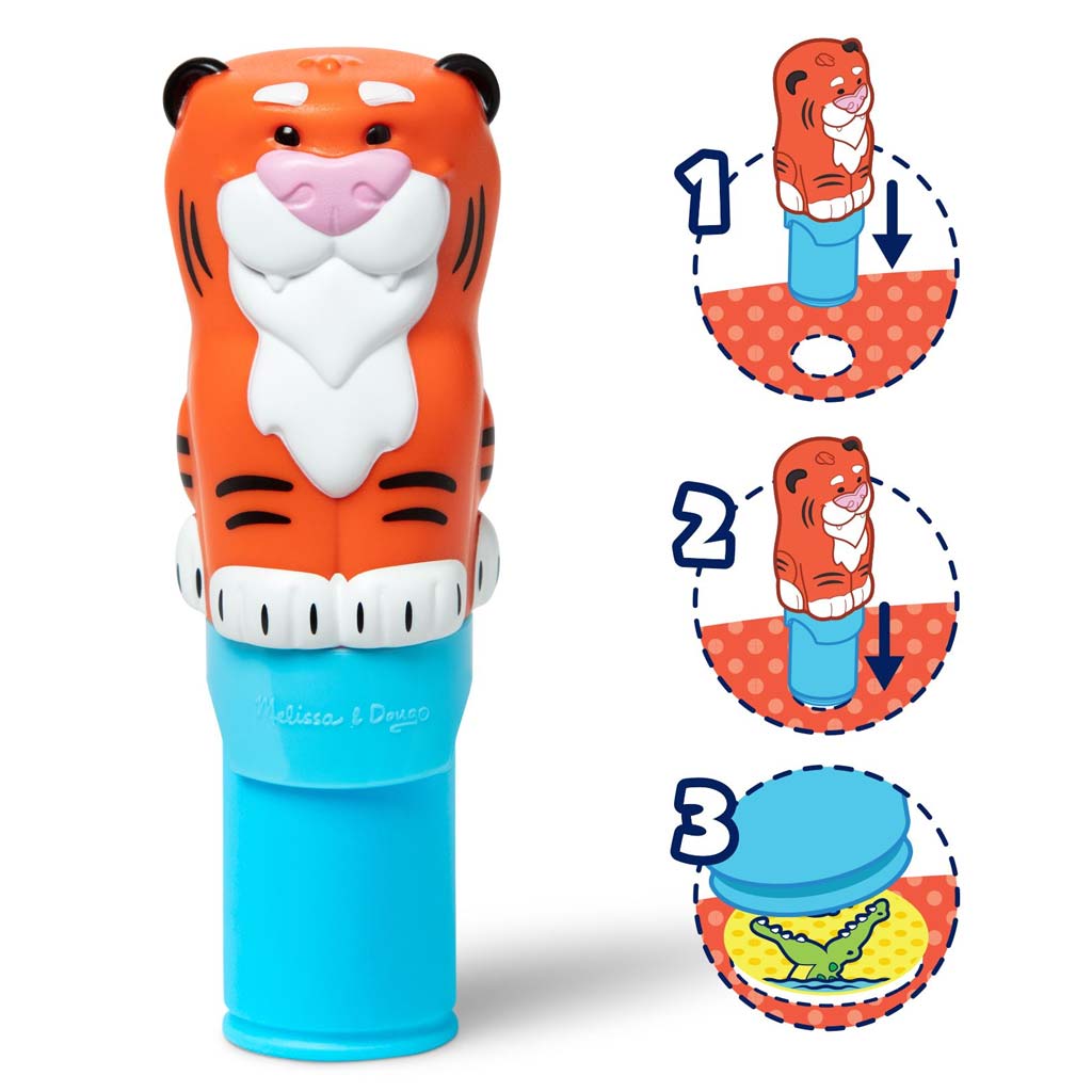 Melissa&Doug: Sticker WOW! Стикер печат – Тигър – Spin Master изображение 2