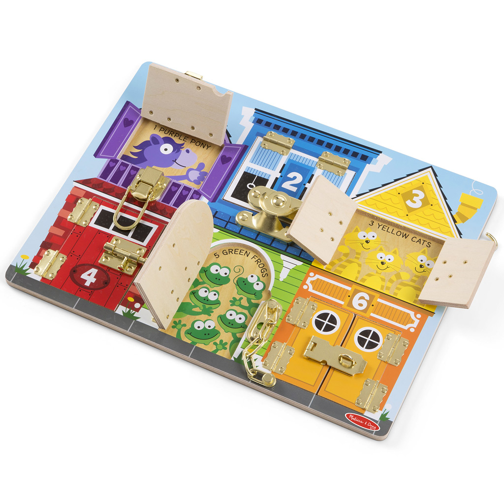 Melissa&Doug: Таблица за умения с ключалки и резета от дърво - Spin Master изображение 2