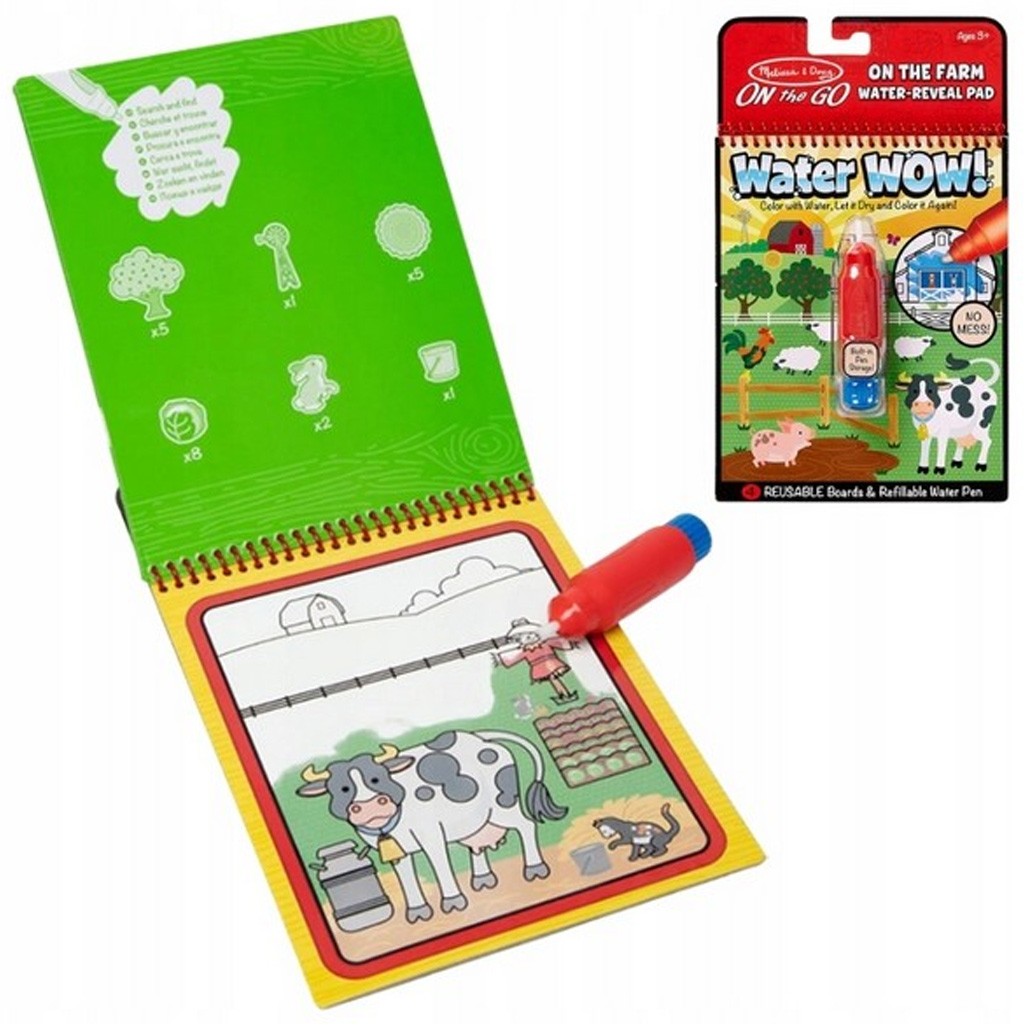 Melissa&Doug: Water WOW! рисуване с вода - Ферма - Spin Master изображение 2