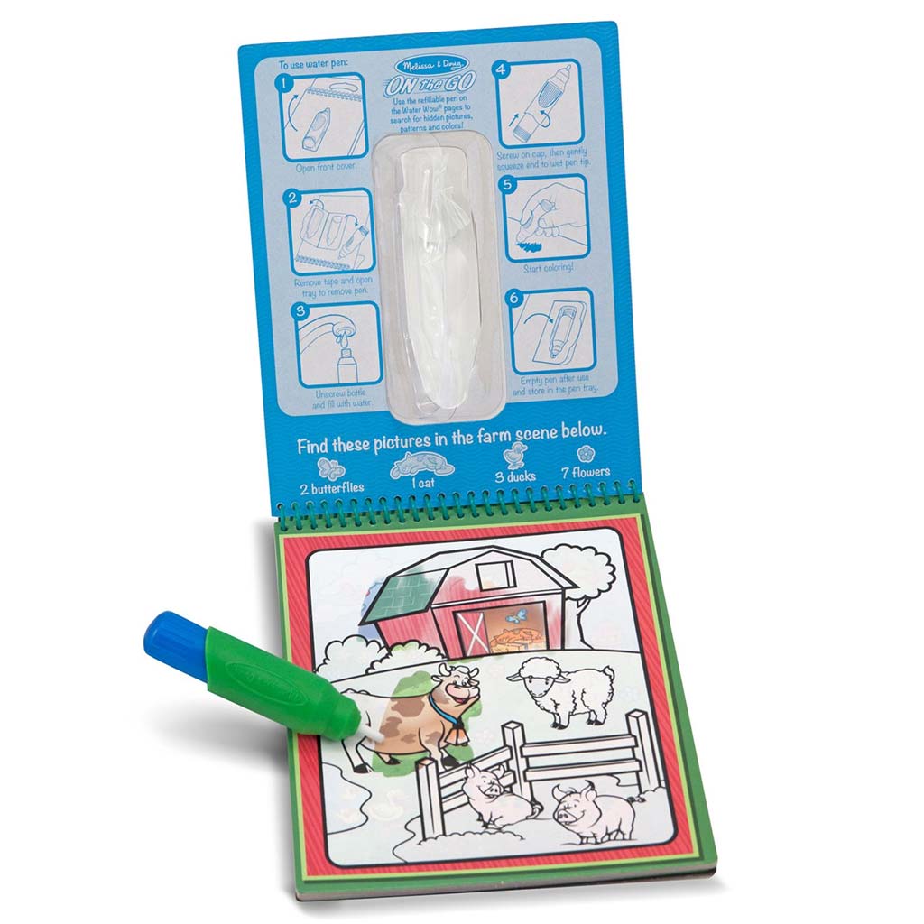 Melissa&Doug: Water WOW! Рисуване с вода - Животни – Spin Master изображение 2