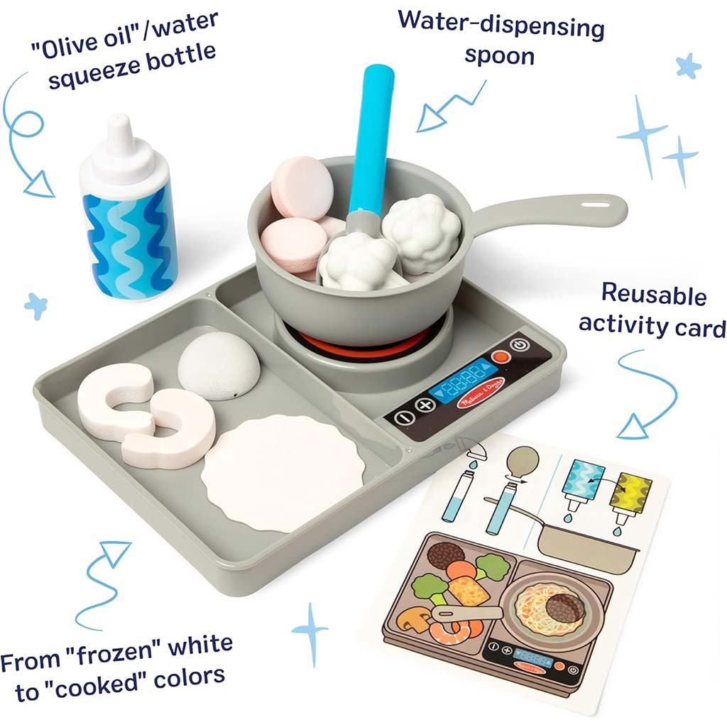 Melissa&Doug: Water Wow! - Simmer&Stir Готварски комплект - Spin Master изображение 3