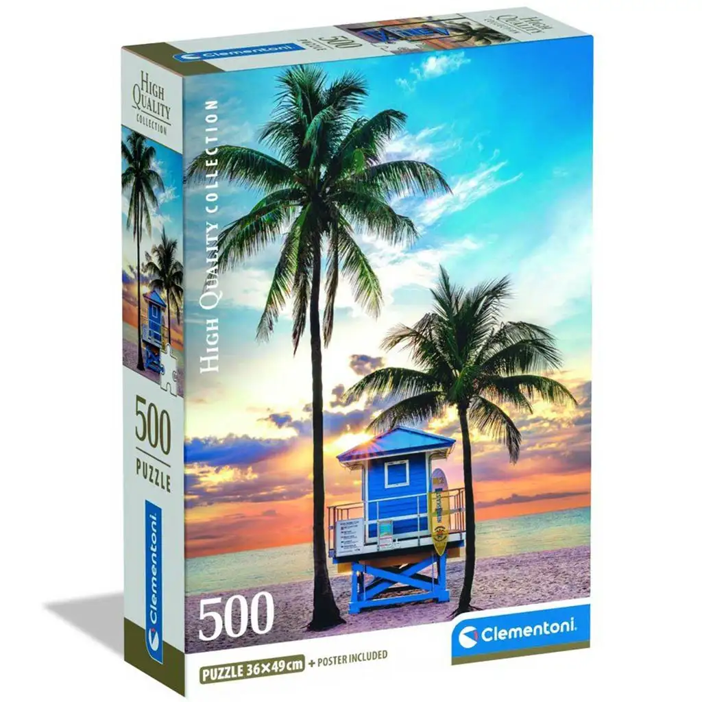 Miami Beach, Флорида HQC 500 части пъзел - Clementoni изображение 1