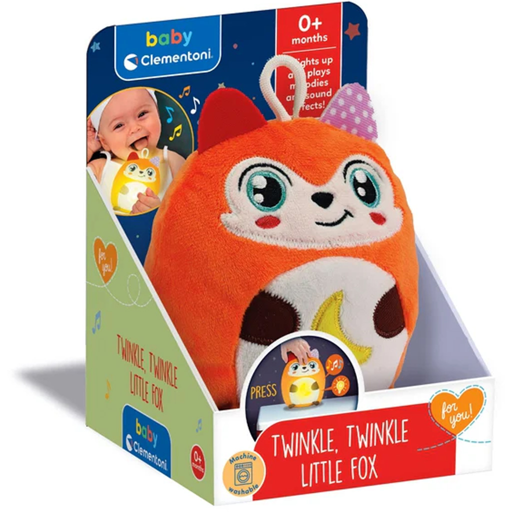 Мига-мига малко лисиче интерактивна бебешка играчка - Clementoni baby изображение 1
