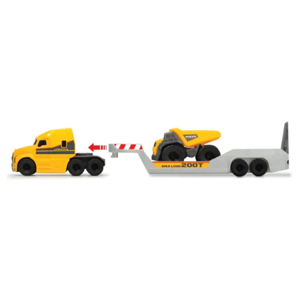 Микро строителен камион Mack Volvo 32 см - Dickie Toys изображение 4
