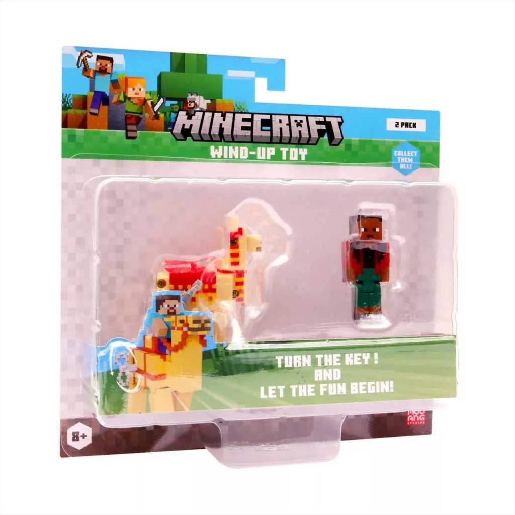 Minecraft 3D фигура с навиваемо животно 2. серия в различни варианти 1бр изображение 2
