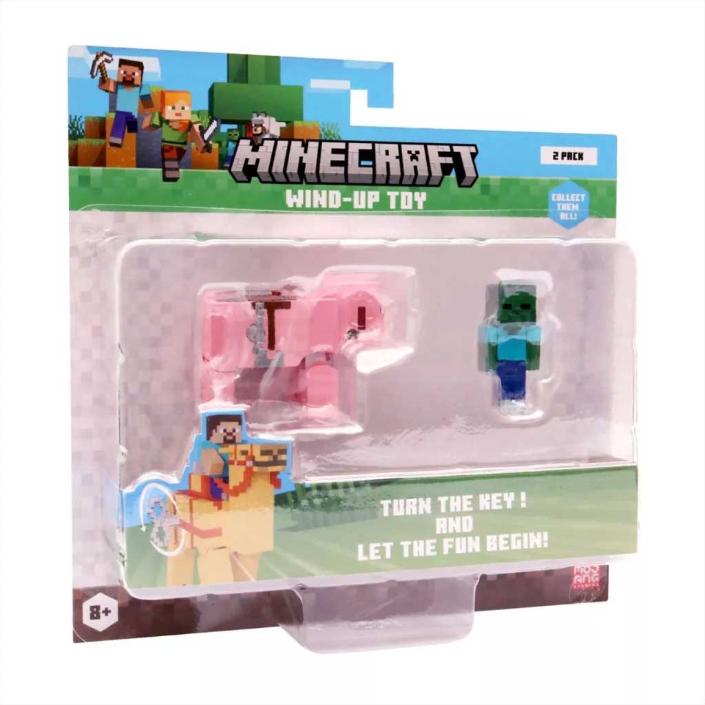 Minecraft 3D фигура с навиваемо животно 2. серия в различни варианти 1бр изображение 3