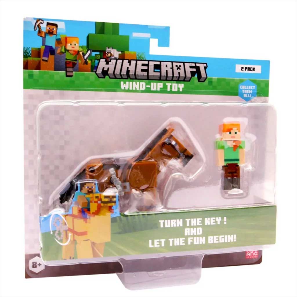 Minecraft 3D фигура с навиваемо животно 2. серия в различни варианти 1бр изображение 4