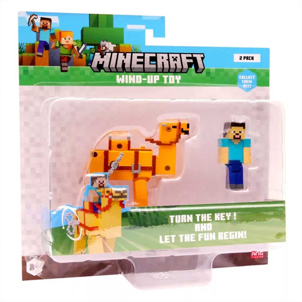 Minecraft 3D фигура с навиваемо животно 2. серия в различни варианти 1бр изображение 1