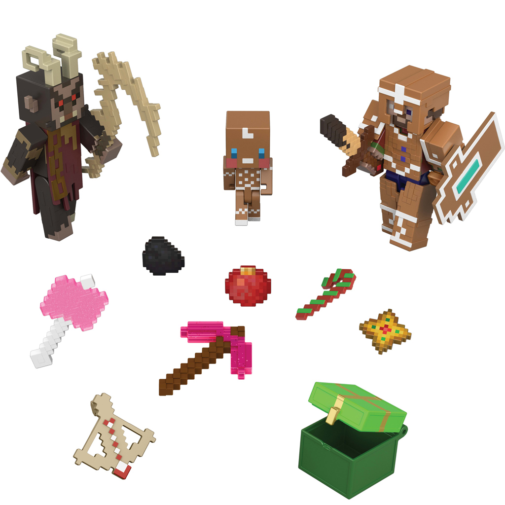 Minecraft адвентен календар с 24 изненади – Mattel изображение 2