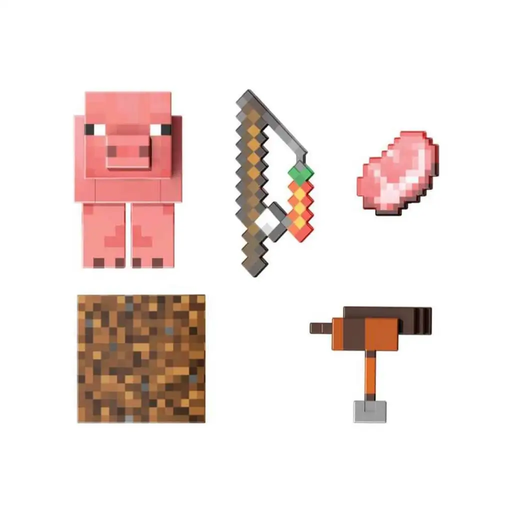 Minecraft: Diamond Level - Фигура прасе - Mattel изображение 2