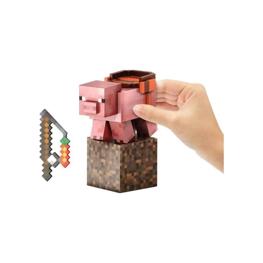Minecraft: Diamond Level - Фигура прасе - Mattel изображение 3