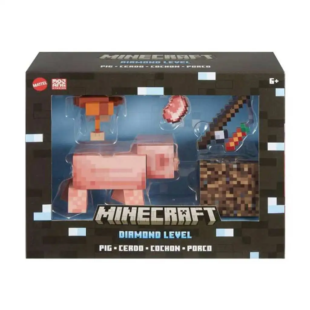 Minecraft: Diamond Level - Фигура прасе - Mattel изображение 1