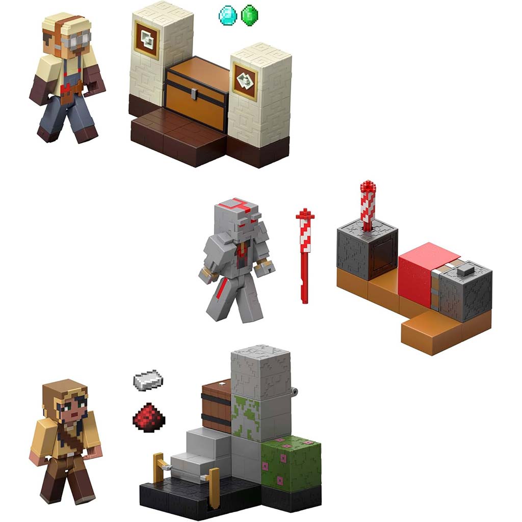 Minecraft Фойерверк игрови комплект - Mattel изображение 3