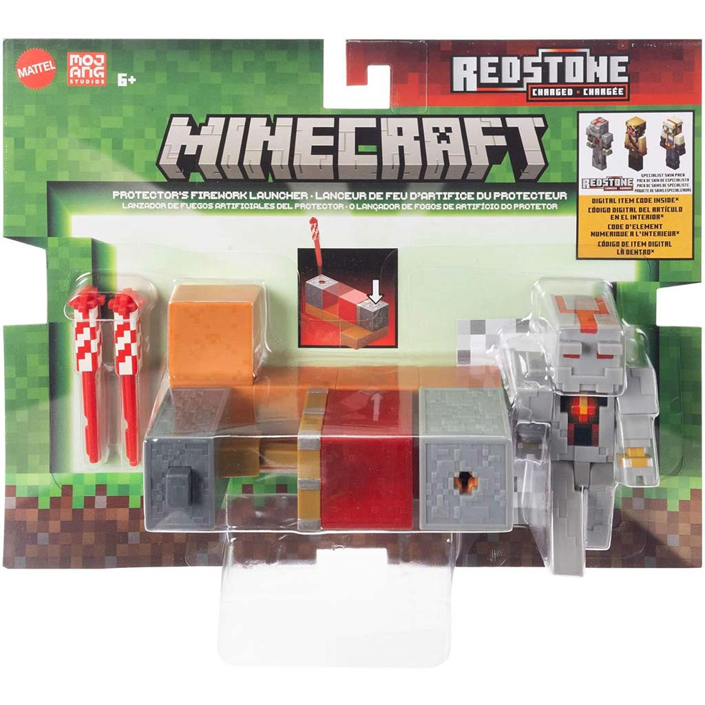 Minecraft Фойерверк игрови комплект - Mattel изображение 1
