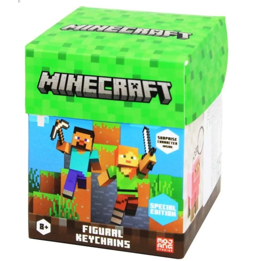 Minecraft изненада фигура ключодържател, 13 см, 2. серия - 1бр изображение 1