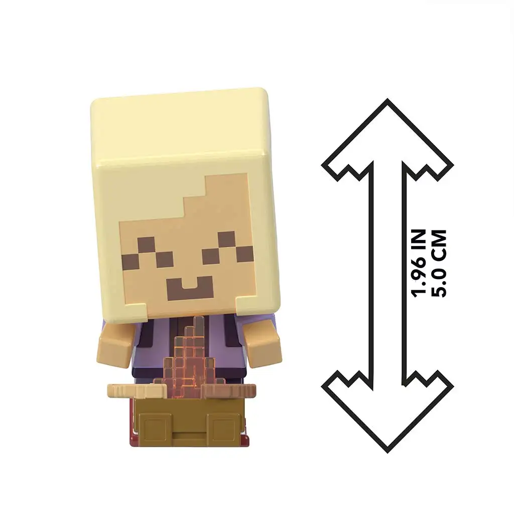 Minecraft: Разкритие Златисто руса Корабна минифигура в жълт мечообразен контейнер - Mattel изображение 5