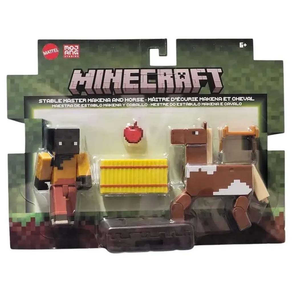 Minecraft: Stable Master Makena и кон фигура комплект - Mattel изображение 1