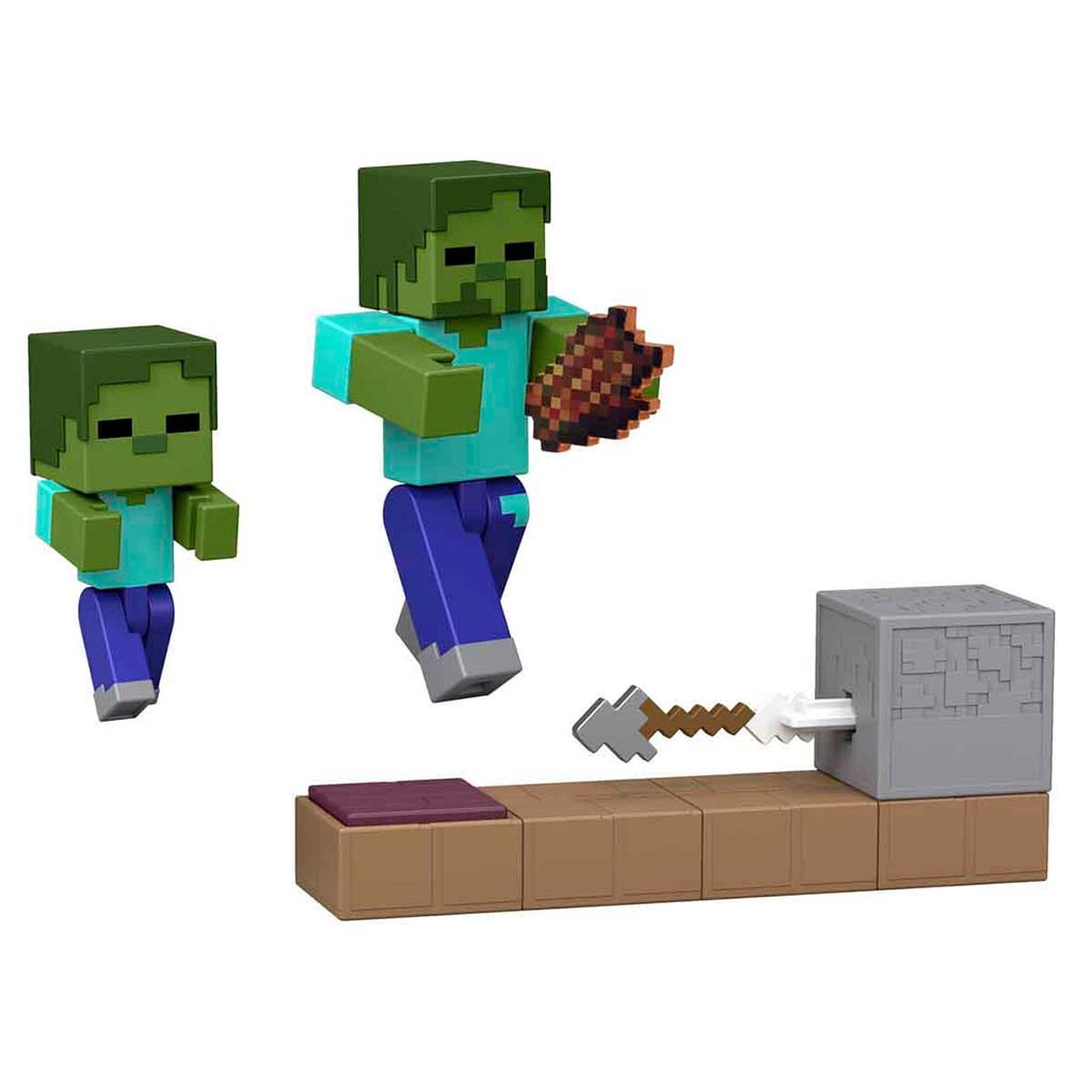 Minecraft: Зомби Стрела Капан фигура - Mattel изображение 3