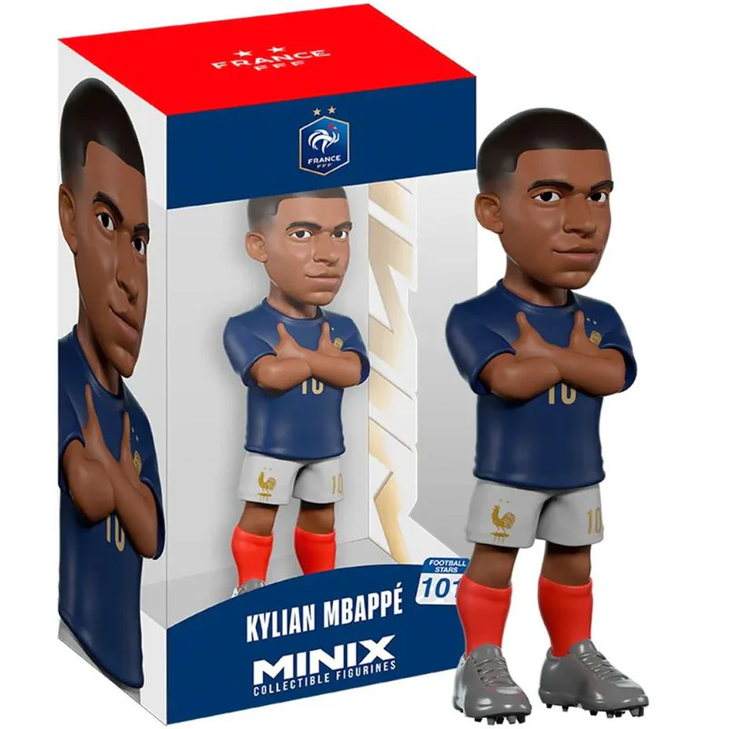 Minix: Франция - Световно първенство Килиан Мбапе футболист екшън фигура 12см изображение 1