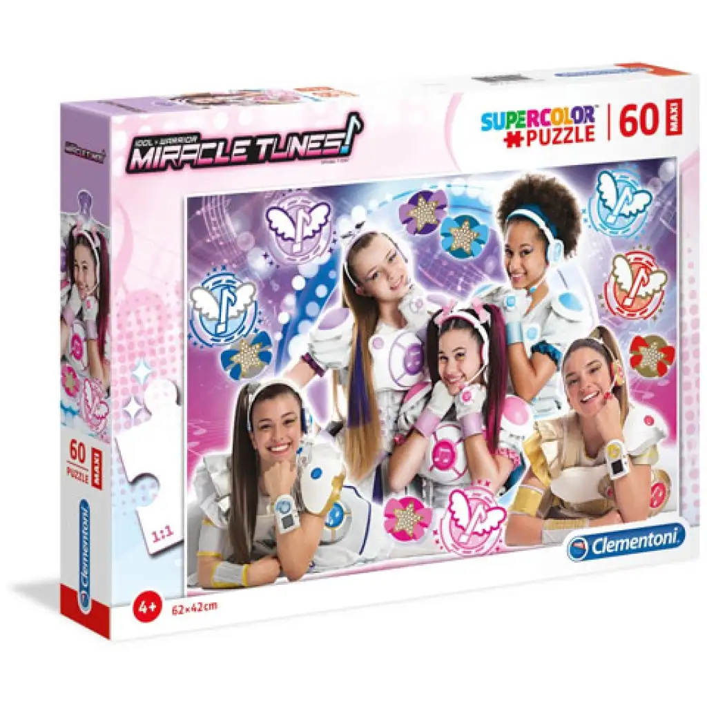 Miracle Tunes 60 бр. макси пъзел - Clementoni изображение 1
