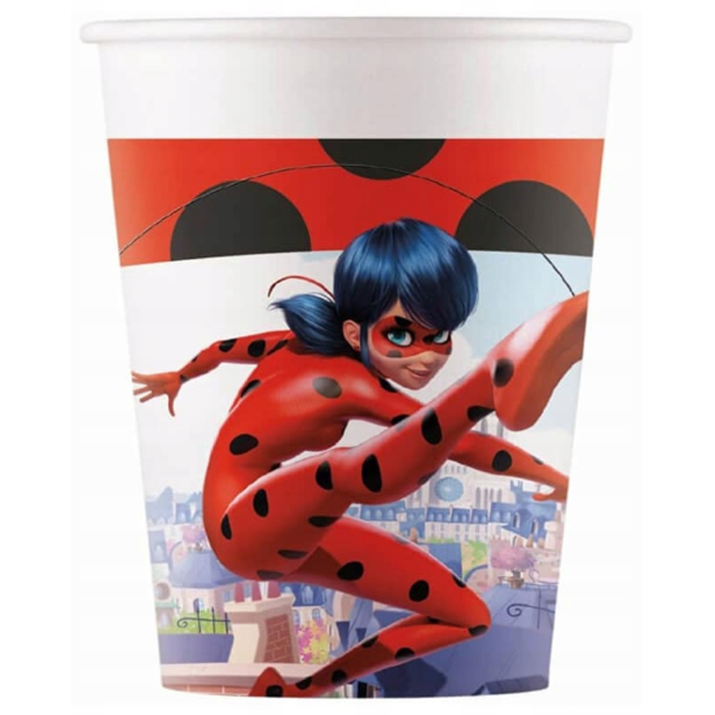 Miraculous приключение хартиена чаша 8бр. комплект 200мл изображение 1