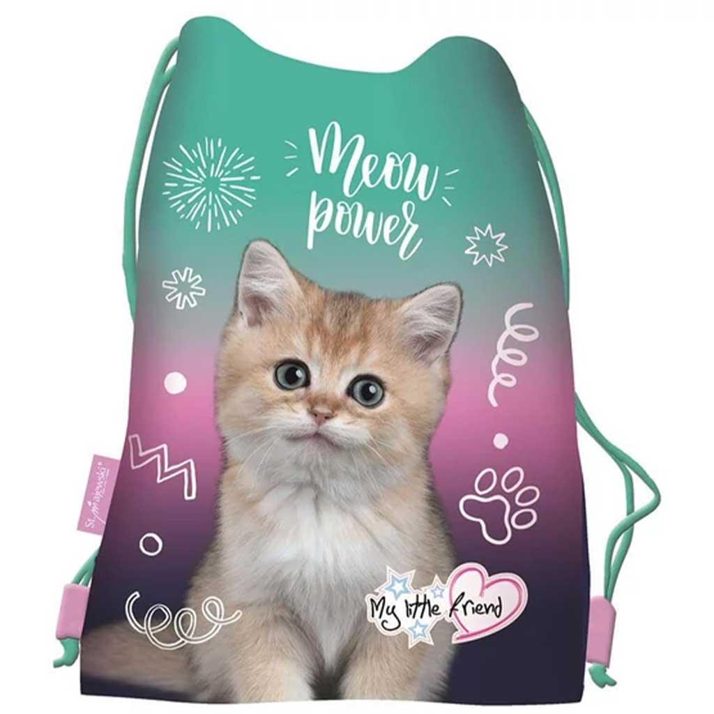 MLF Kitty Party котешка раница, спортна чанта 34x43cm изображение 1
